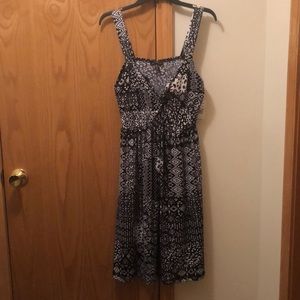 Twist front dress